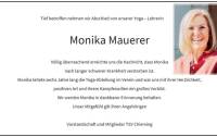 Nachruf Monika Mauerer
